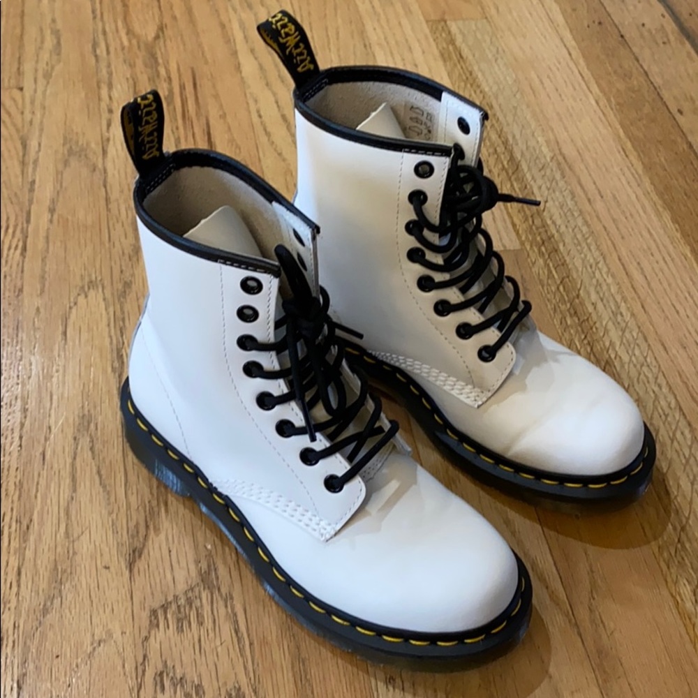 White Dr. Martens